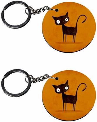NICKLE Cat Self Defense Printed Key Chain