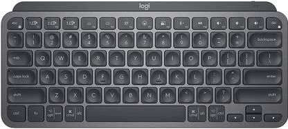 लॉजिटेक MX Keys Mini, Compact, Bluetooth, Backlit, USB-C, Metal Build Wireless Multi-device Keyboard