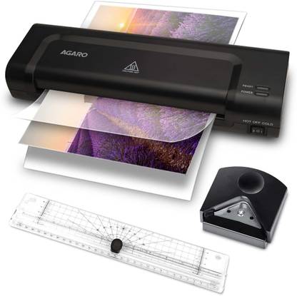 AGARO Icon Plus A4 Lamination Machine with Cutter and Corner Rounder 13 inch Lamination Machine