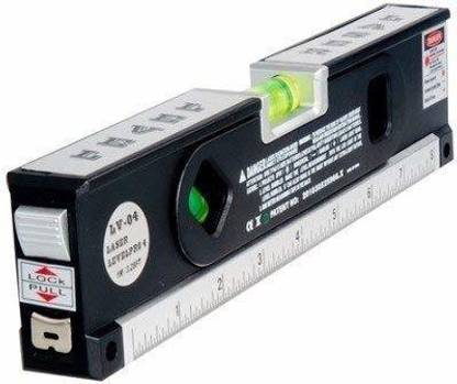 Rangwell Laser Level with Tape Measure Pro 4 Level with LED Light, Lv-04 Measurement Tape
