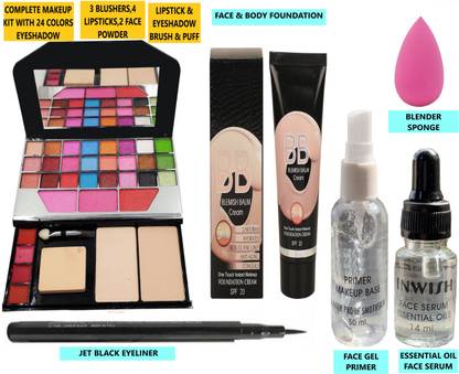 INWISH FACE MAKEUP COMBO SET WITH ALL BASIC MAKEUP ESSENTIAL PRODUCTS ASET6-5