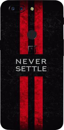 CLAXA Never Settle Back Skin Guard,,, Never Settle, OnePlus 5T Mobile Skin