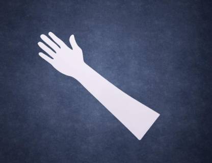 Impox Reusable & Washable Acrylic Hand For Mehndi Practice.
