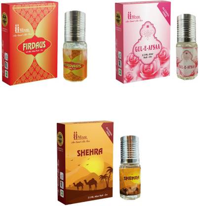 Minar Firdaus, Gul-E-Afsaa & Shehra 2.5 ML Perfume  -  7.5 ml