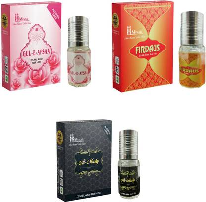 Minar Gul- E-Afsaa, Firdaus & All Musky 2.5 ML Perfume  -  7.5 ml