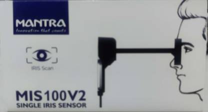 MANTRA MIS100V2 Single Iris Corded Portable Scanner Payment Device, Access Control, Time & Attendance