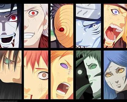 Anime Naruto Deidara Naruto Hidan Naruto Matte Finish Poster Paper Print