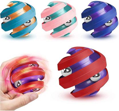 CrazyBuy Fidget Cube Bead Orbit Maze Ball Toy, Pinball(MULTI)