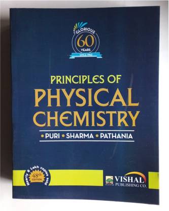 Physical Chemistry By Puri Sharma Pathania 48th Edition