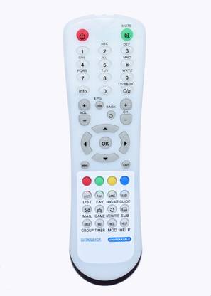 RM Remote  Compatible for Siti Digital Cable SetTop Box Remote Controller (White) Remote Controller