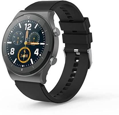 Pebble Revo Bluetooth Calling Smartwatch for Men Tan Leather Smartwatch