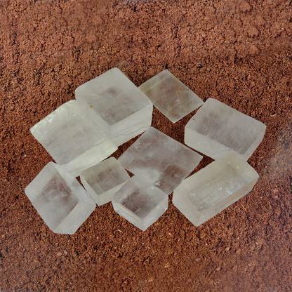 REIKI CRYSTAL PRODUCTS Natural Calcite Rough Crystal Stone For Reiki Healing And Crystal Healing 100gm Regular Asymmetrical Crystal Stone