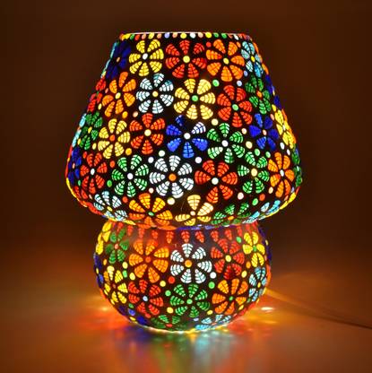 Decent Glass Electrical Glass Mosaic Table Lamp