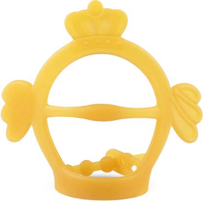 LuvLap Baby Silicone Teether with Adjustable Wristband Design, BPA Free, 3 to 24 Months Teether