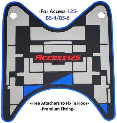 KIIRUS ADVANCE QUALITY ACCESS-125 BLUE BS-4/BS-6 MULTICOLOR FOOTMAT/SCOOTYMAT(WASHABLE) Suzuki Access 125 Two Wheeler Mat