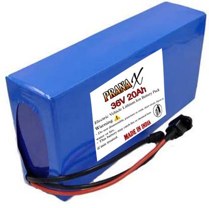 Pranax 36V 20AH Lithium Ion Battery For Electric Cycle, Bike, Scooter | Lithium Ion 36V 20 Ah Battery for Bike