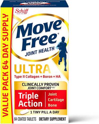 Schiff Move Free Ultra Triple Action Joint Support Tablets (64 Count)