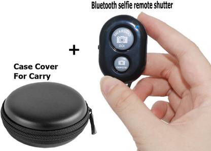 SOJUBA Selfie Video Clicker Bluetooth Remote Controller Shutter Button +Carry Pouch  Camera Remote Control