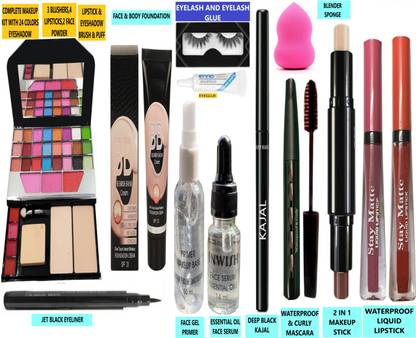 INWISH COMPLETE FACE MAKEUP COMBO SET WITH ALL BASIC MAKEUP ESSENTIAL PRODUCTS ASET13-9