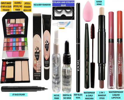 INWISH COMPLETE FACE MAKEUP COMBO SET WITH ALL BASIC MAKEUP ESSENTIAL PRODUCTS ASET13-1