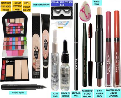 INWISH COMPLETE FACE MAKEUP COMBO SET WITH ALL BASIC MAKEUP ESSENTIAL PRODUCTS ASET13-4
