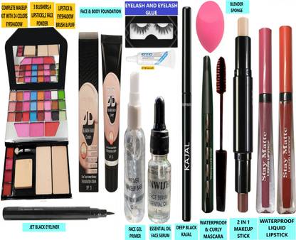 INWISH COMPLETE FACE MAKEUP COMBO SET WITH ALL BASIC MAKEUP ESSENTIAL PRODUCTS ASET13-5