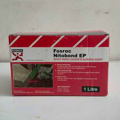 FOSROC Nitobond EP 1 Litre (A 617 + B 383 ML) Epoxy resin concrete bonding agent Crack Filler