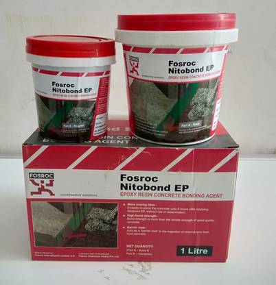 FOSROC Nitobond EP(A 617 + B 383 ML) 1 Litre Epoxy resin concrete bonding agent Crack Filler