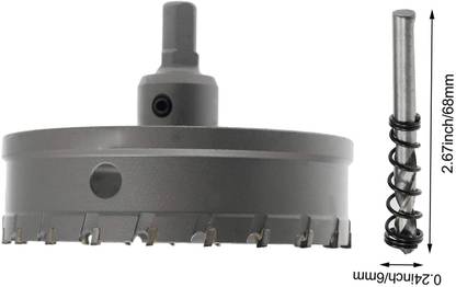 uptodatetools 125mm TCT Tungsten Carbide Hole Saw, TCT Cutter Drill Bit