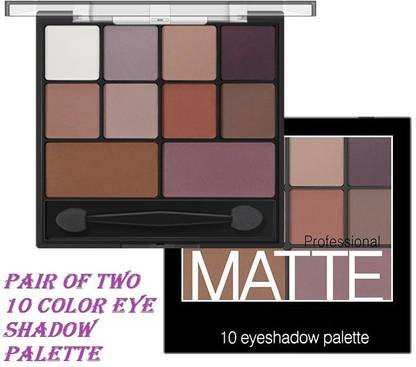 YAWI COMBO PERFECT 10 DIFFERENT SHADES EYE SHADOW PALETTE KIT 28.6 g