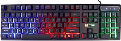 Zoook Concord Wired USB Standard Gaming Keyboard Compatible with Desktop, Laptop, Mac stand support