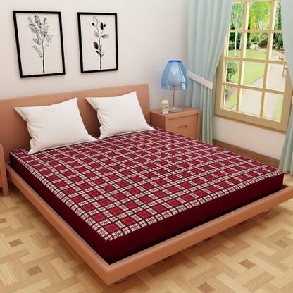 Dream Care Queen Size Fitted Terry Cotton Breathable, Stretchable, Waterproof Mattress Cover