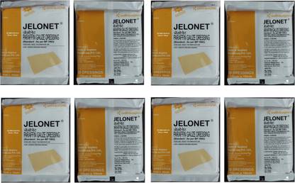 SMITH&NEPHEW JELONET PARAFFIN NON-ADHESIVE OPEN-MESH STERILE GAUZE 10CM X 10CM (80 DRESSING) Gauze Medical Dressing