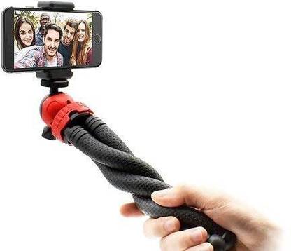 KUJA Gorillapod Tripod with 360 degree Rotating Ball Head with Mobile Holder Mobile Holder