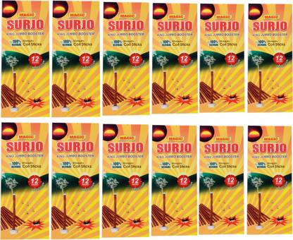 Surjo Natural Mosquito Repellent Coil Sticks 120 Mosquito Coil