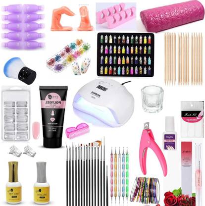 KetSan Professional Nail art kit with complete range of nailart tools and care products
