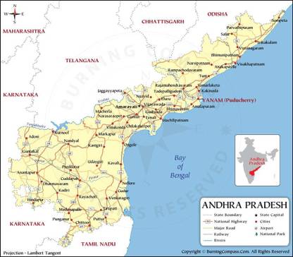 Arunachal Pradesh Map Photo Paper Print Poster Photographic Paper Photographic Paper