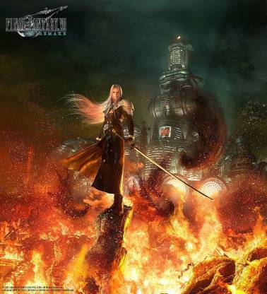 Final Fantasy Vii Video Games Midgar Shinra Sephiroth Matte Finish Poster Paper Print
