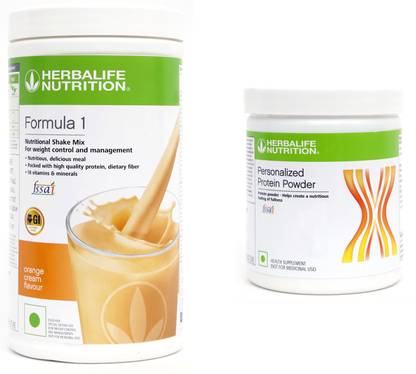 HERBALIFE Formula 1 Shake Orange Cream Flavor With Protein Powder 200 Gram Protein Shake