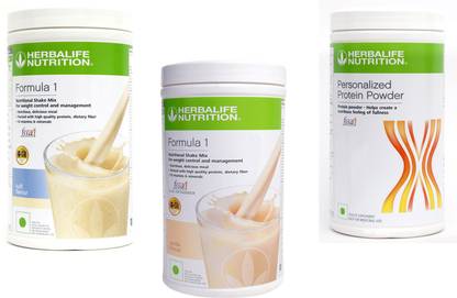 HERBALIFE Formula 1 Shake Kulfi & Vanilla Flavor With Protein Powder 400 Gram Protein Shake