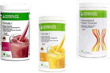 HERBALIFE Formula 1 Shake Rose Kheer & Mango Flavor With Protein Powder 400 Gm Protein Shake
