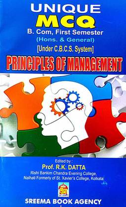Principles Of Management - B.Com, First Semester - Unique MCQ - English Version