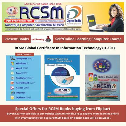 RCSM Global Certificate In Information Technology (IT-101) - Self/Online Learning Computer Course