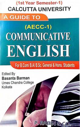 First Year Semester - 1 - A Guide To Communicative English (AECC-1)