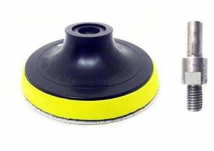 AASONS AASONS Sanding Velcro Backup with M10 Spindle/Adaptor/Lock Nut 4 inch Disc Velcro Pad + Adaptor Rotary Tool