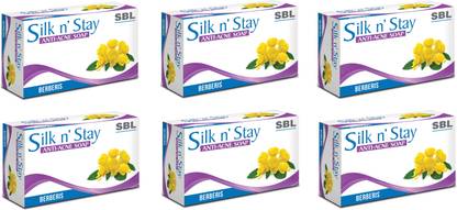 SBL SILK N STAY ANTI-ACNE ( BERBERIES) SOAP (PACK OF 6 )