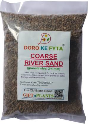 DORO KE FYTA Coarse River Sand for Better Drainage in Soil & Healthy Roots Potting Mixture