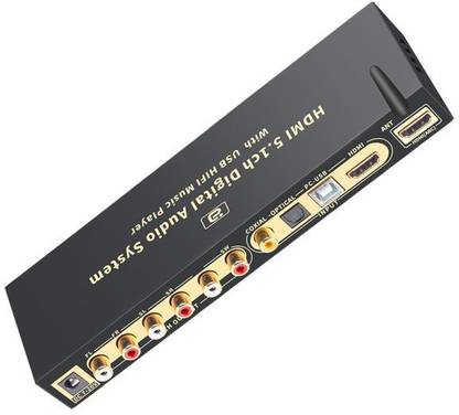 microware HDMI 5.1CH Digital Audio System DTS/AC3 With USB HiFi Music Player Bluetooth 5.0 7.5 inch Blu-ray Player