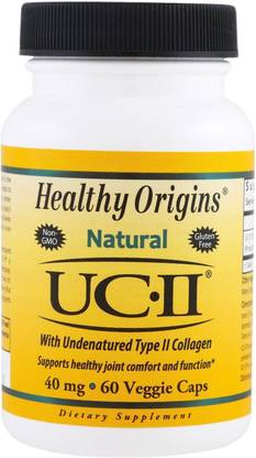 Healthy Origins Natural, UC-II with Undenatured Type II Collagen, 40 mg, 60 Veggie Caps