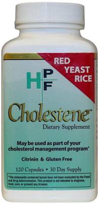 HPF Healthy Origins Llc Cholestene Red Yeast Rice 120 Cap